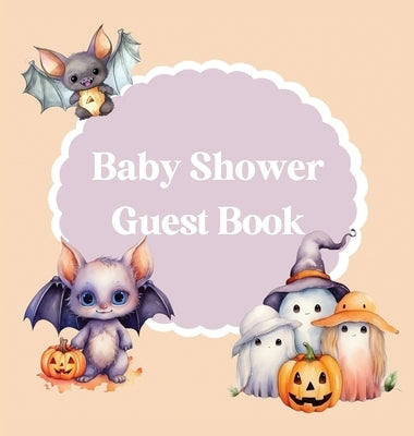Baby Shower Guest Book Halloween themed (hardback) by Bell, Lulu and