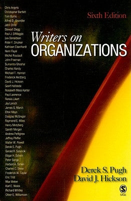 Writers on Organizations by Pugh, Derek S.
