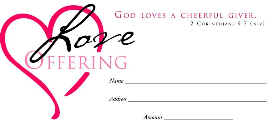 Value Offering Env - Love Offering - Heart by Warner Press