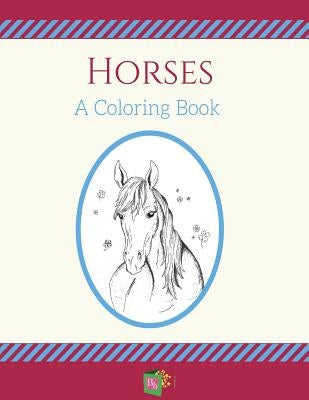 Horses: Coloring Book by Kawano, Rivka