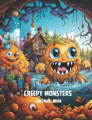 Creepy Monsters Coloring Book: Adorable Creepy Monsters Coloring Book for Kids by Mugnai, Gian Marco