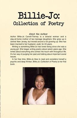 Billie-Jo: Collection of Poetry by Carroll-Tierney, Billie-Jo