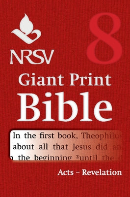 NRSV Giant Print Bible by Bible