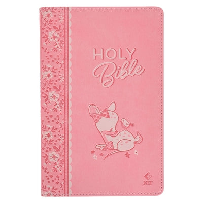 NLT Keepsake Holy Bible for Baby Girls Baptism Easter, New Living Translation, Pink by Christian Art Gifts
