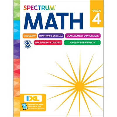 Spectrum Math Workbook, Grade 4 by Spectrum