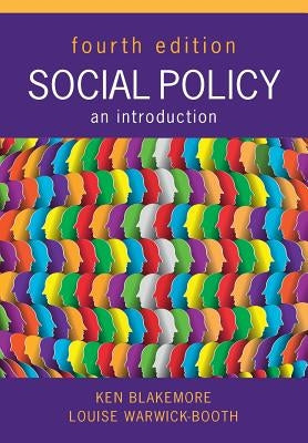 Social Policy: An Introduction by Blakemore, Ken