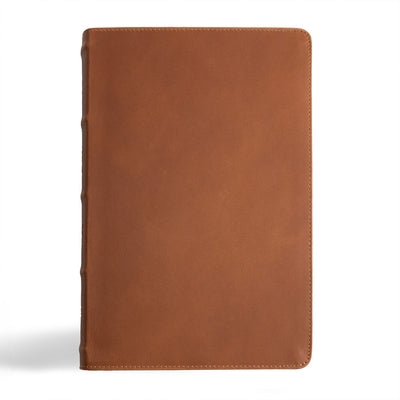 CSB Men's Daily Bible, Brown Genuine Leather, Indexed by Wolgemuth, Robert
