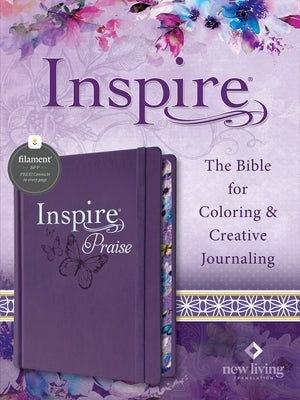 Inspire Praise Bible Nlt, Filament Enabled (Hardcover Leatherlike, Purple) by Tyndale