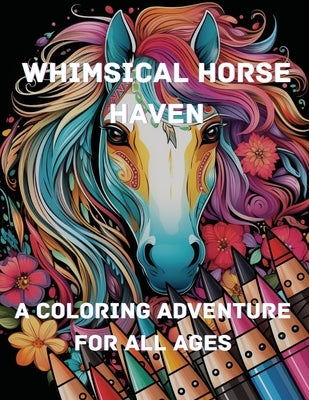 Whimsical Horse Haven: A Coloring Adventure for All Ages by Hazra, A.