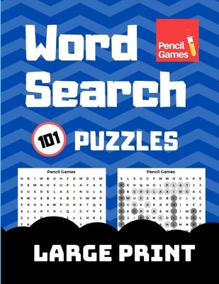 Word Search: 101 Large Print Puzzles, For Adults by Rasmussen, Tue