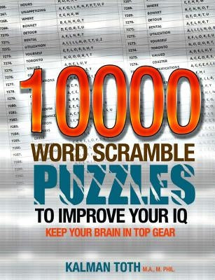 10000 Word Scramble Puzzles to Improve Your IQ by Toth M. a. M. Phil, Kalman