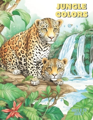 Jungle Colors: Jungle Animal Scenes Coloring Book by Fallon, Peter