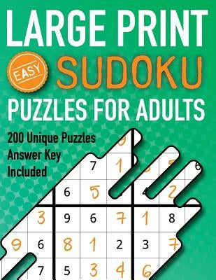 Large Print Sudoku Puzzles For Adults Easy 200 Unique Puzzles Answer Key Included: Beginners 9x9 Larger Oversized Grids with Wide Margins for Adults t by Bizzy Game Puzzles