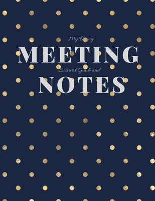 My Boring Meeting Survival Guide and Notes: 8.5x11 Meeting Notebook and Puzzle Book by Books, Gadfly