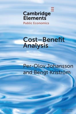 Cost-Benefit Analysis by Johansson, Per-Olov