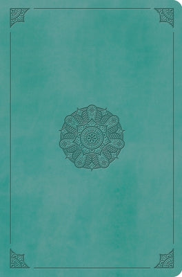 ESV Value Compact Bible (Trutone, Turquoise, Emblem Design) by