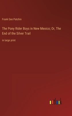 The Pony Rider Boys in New Mexico; Or, The End of the Silver Trail: in large print by Patchin, Frank Gee