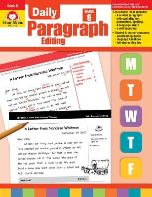 Daily Paragraph Editing Grade 6+ by Evan-Moor Educational Publishers