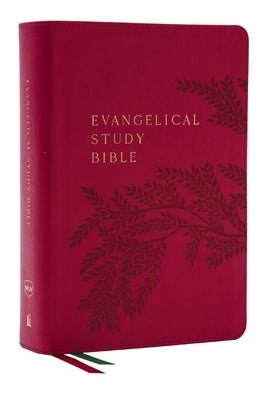 Nkjv, Evangelical Study Bible, Leathersoft, Rose, Red Letter, Comfort Print: Christ-Centered. Faith-Building. Mission-Focused. by Thomas Nelson