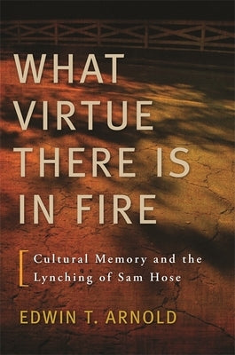 What Virtue There Is in Fire: Cultural Memory and the Lynching of Sam Hose by Arnold, Edwin T.
