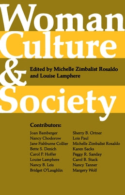 Woman, Culture, and Society by Rosaldo, Michelle Zimbalist