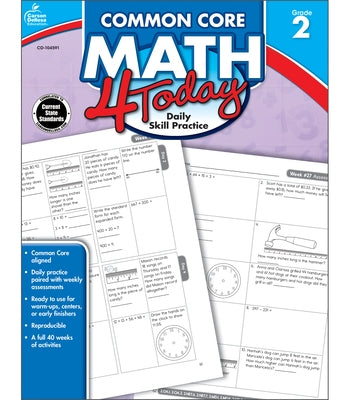 Common Core Math 4 Today, Grade 2 by McCarthy, Erin