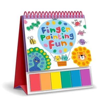 Finger Painting Fun: Easel Coloring Book with 6 Paints by Igloobooks