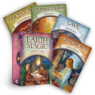 Earth Magic Oracle Cards: A 48-Card Deck and Guidebook by Farmer, Steven D.