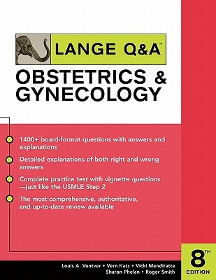 Lange Q&A Obstetrics & Gynecology, Eighth Edition by Vontver, Louis a.