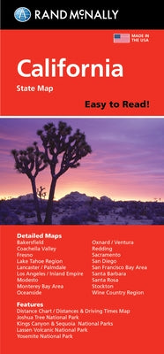 Rand McNally Easy to Read: California State Map by Rand McNally