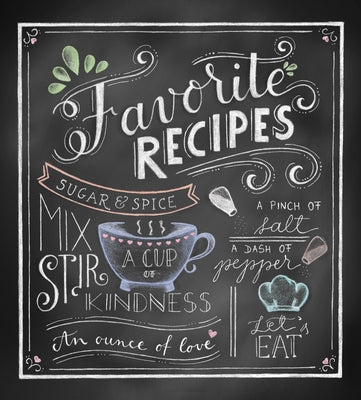 Deluxe Recipe Binder - Favorite Recipes (Chalkboard) by New Seasons