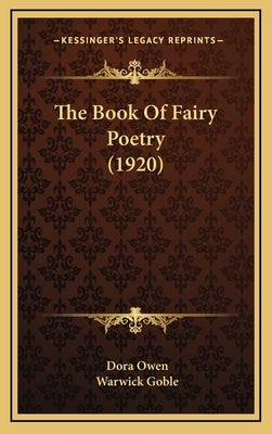 The Book of Fairy Poetry (1920) by Owen, Dora