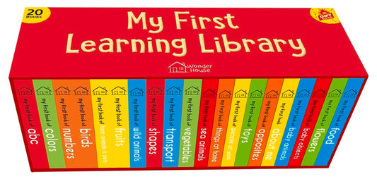My First Complete Learning Library: Boxset of 20 Board Books Gift Set for Kids