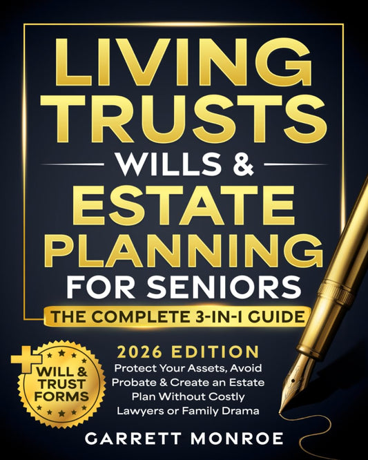 Living Trusts, Wills & Estate Planning for Seniors - The Complete 3-in-1 Guide: Protect Your Assets, Avoid Probate & Create an Estate Plan Without Cos