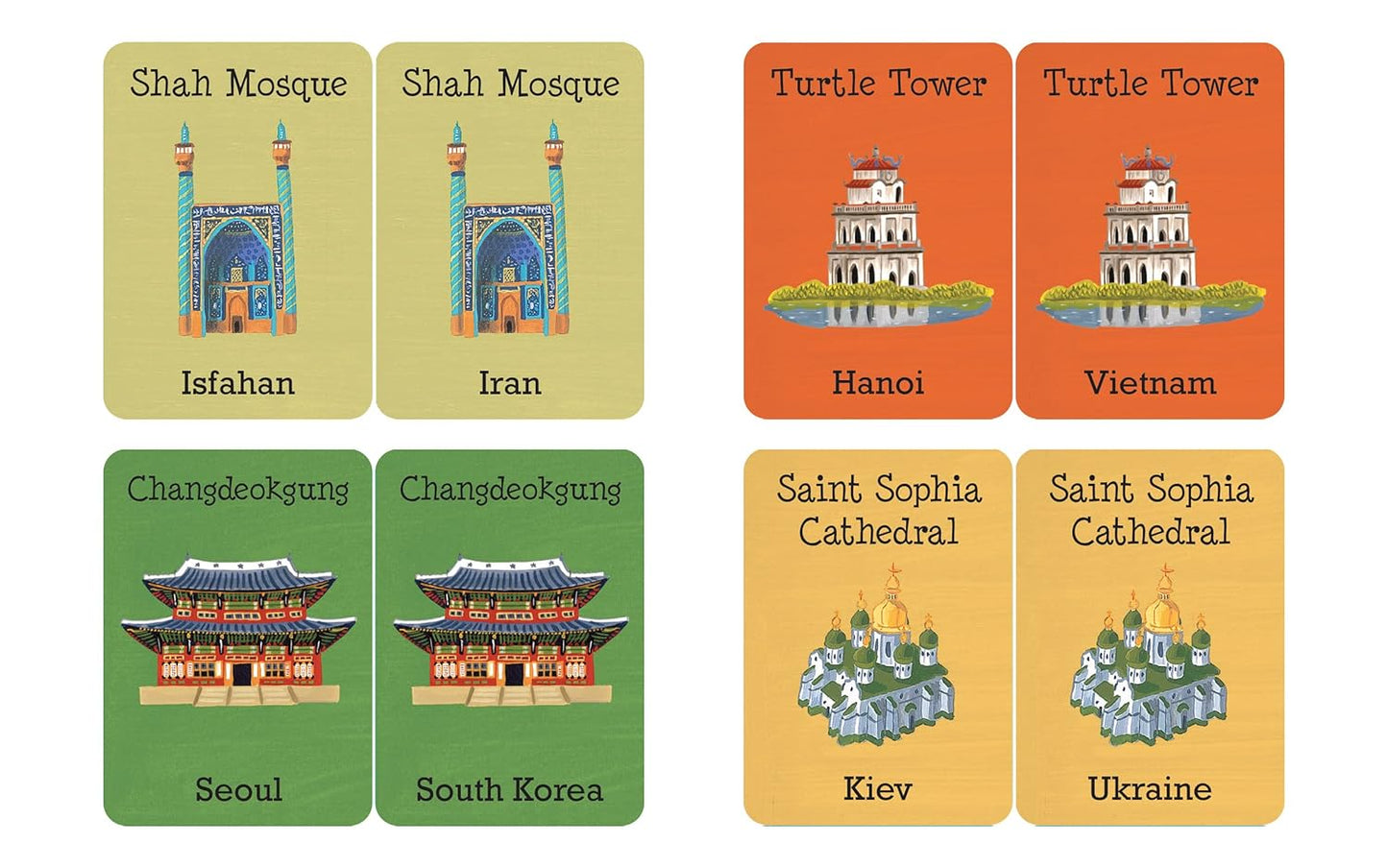 Cities of the World Memory Game