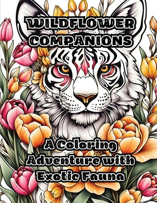 Wildflower Companions: A Coloring Adventure with Exotic Fauna by Colorzen