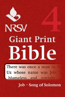 NRSV Giant Print Bible by Bible