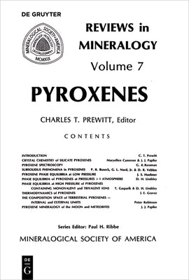 Pyroxenes by Prewitt, Charles T.