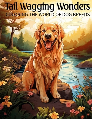 Tail Wagging Wonders: Coloring the World of Dog Breeds by Herdian, Terry