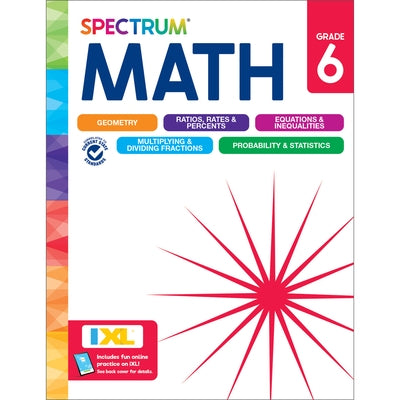 Spectrum Math Workbook, Grade 6 by Spectrum