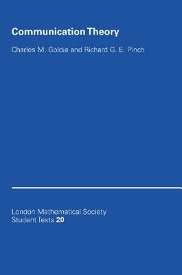 Communication Theory by Goldie, C. M.