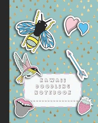 Kawaii doodling notebook: A large composition notebooks with colouring pages for the school dreamer who likes to doodle whilst studying - Turquo by Journals &. Planners, 365 School Days