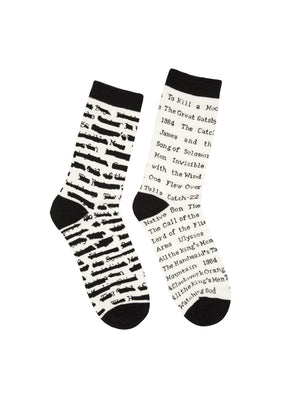 Banned Books Socks - Large by Out of Print