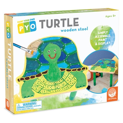 Paint Your Own: Turtle Stool by Mindware