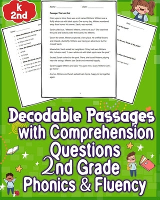 Decodable Passages Questions k - 2nd Grade with Comprehension Phonics & Fluency: Enhance 2nd-grade reading with engaging phonics passages and comprehe by Tripp, Mark K.
