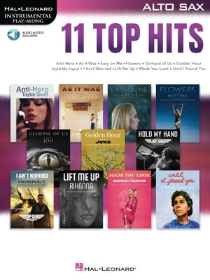 11 Top Hits for Alto Sax Instrumental Play-Along by Deneff, Peter