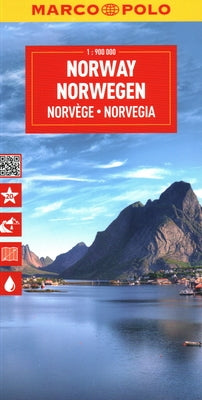Norway Marco Polo Map by Polo, Marco