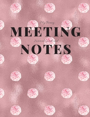 My Boring Meeting Survival Guide and Notes: 8.5x11 Meeting Notebook and Puzzle Book by Books, Gadfly