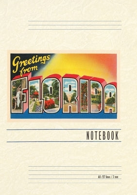 Vintage Lined Notebook Greetings from Florida by Found Image Press