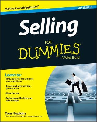 Selling for Dummies by Hopkins, Tom